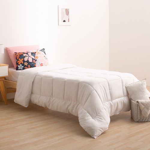 Acolchado Oro Twin Liso