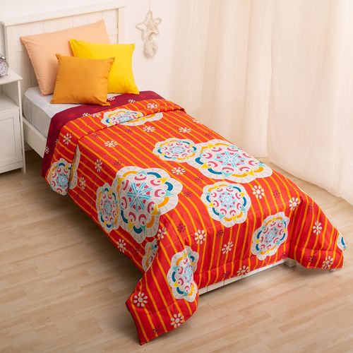 Cubrecama Oro 1 1/2 plazas Rosso