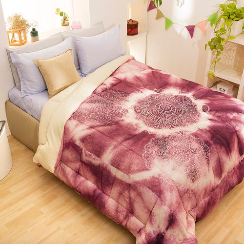 Acolchado Oro Queen Batik