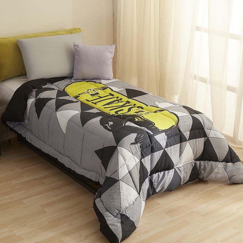 Acolchado Oro Infantil Twin Skate Casablanca Blanqueria