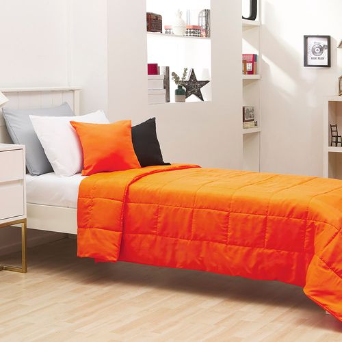 Cubrecama Oro 1 1/2 plazas Liso