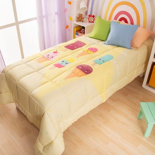 Acolchado Oro Infantil 1 1 /2 plazas Ice Cream