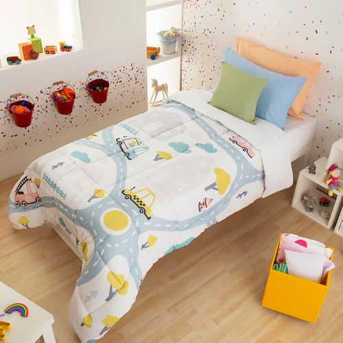 Acolchado Infantil 1 1/2 plaza Oro City