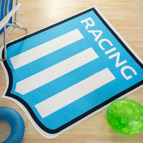 Toallón Playero Racing Escudo