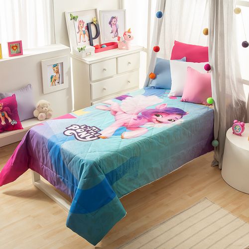 Cubrecama 1 1/2 plazas Pony Corona