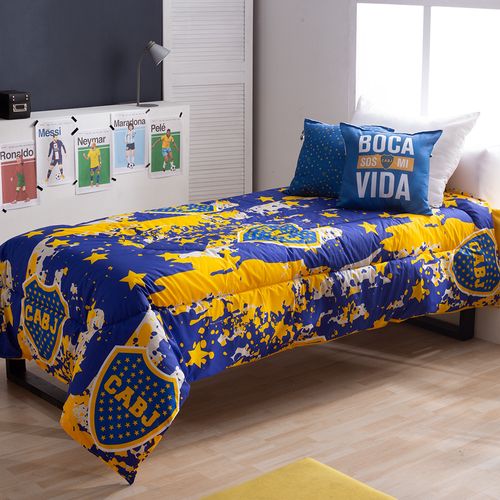Acolchado Boca Juniors Twin Star